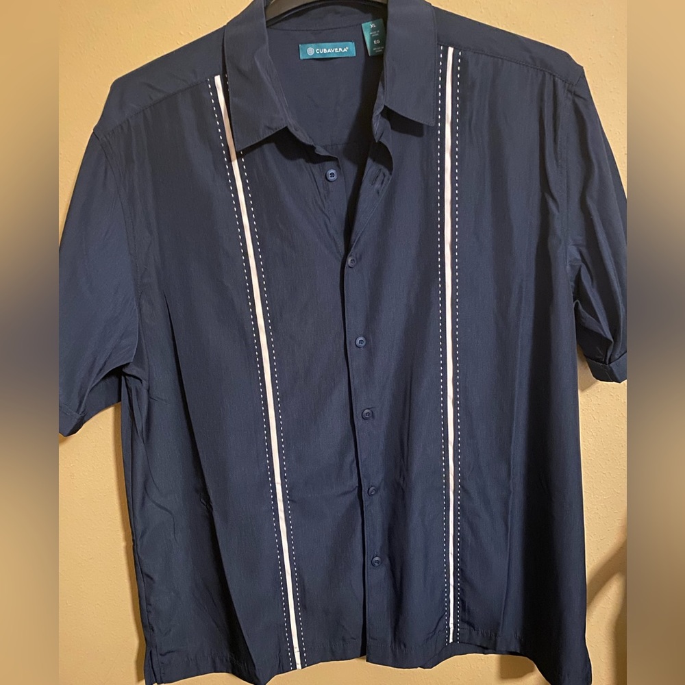 2 stripe bottom down shirt
